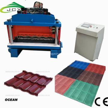 Petit pain de toit de tôle d&#39;acier formant la machine